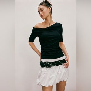 FREE PEOPLE Elodie Bubble Mini Skirt
